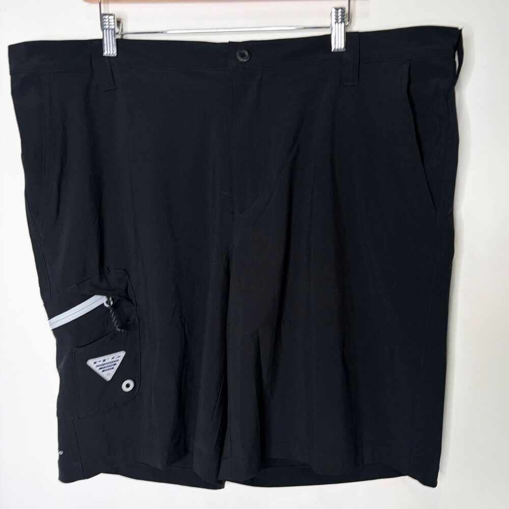 Columbia PFG Omni-Shield Shorts Black Fishing Outdoor Bottle Opener Men 42